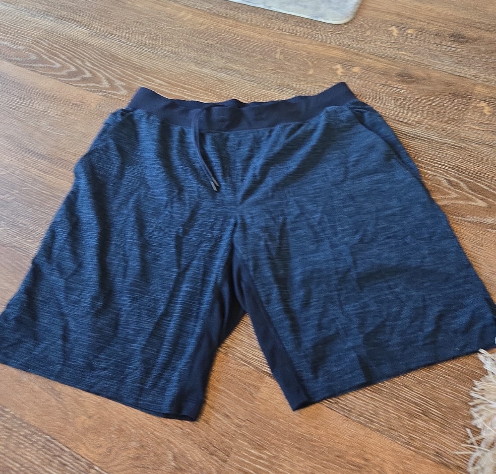 Lululemon Athletica Blue Athletic Shorts Relaxed Fit